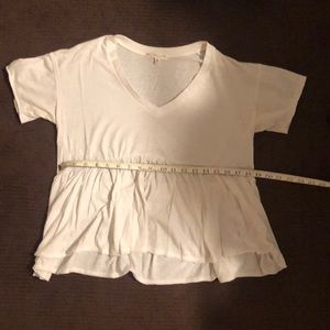 White babydoll tee shirt